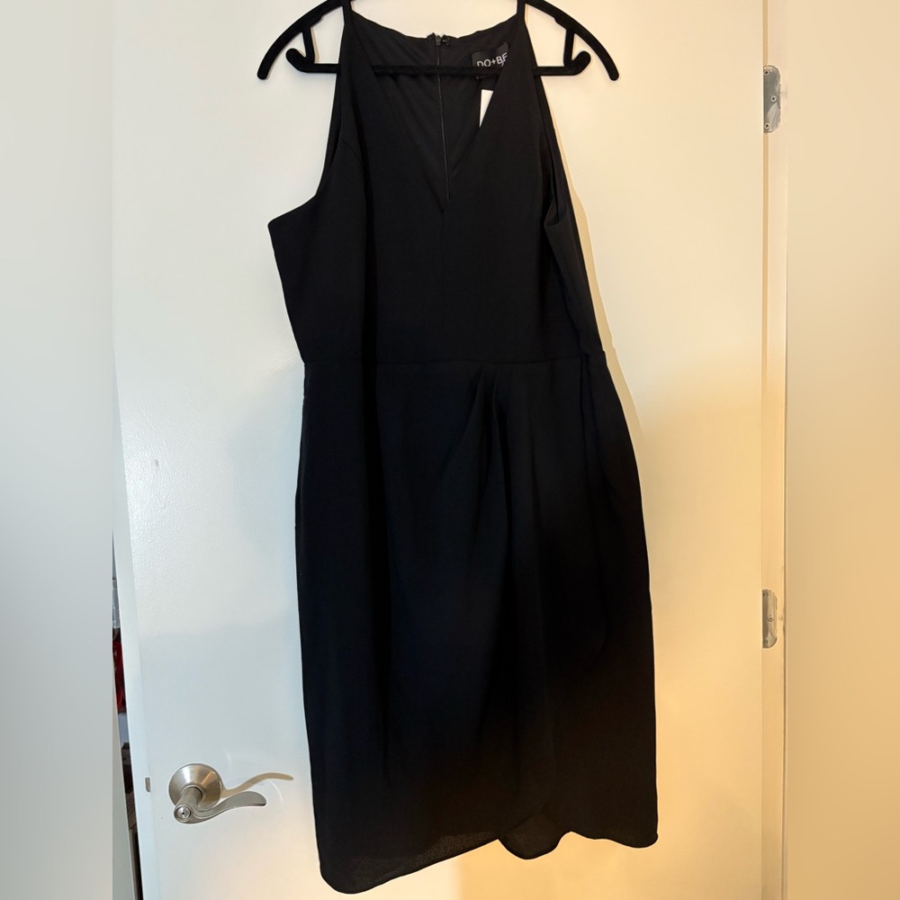 DO + BE. Black Strappy Dress.